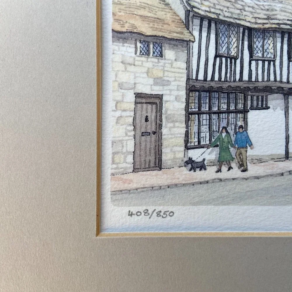 PATRICIA HALL Signed Print Artist SUSSEX